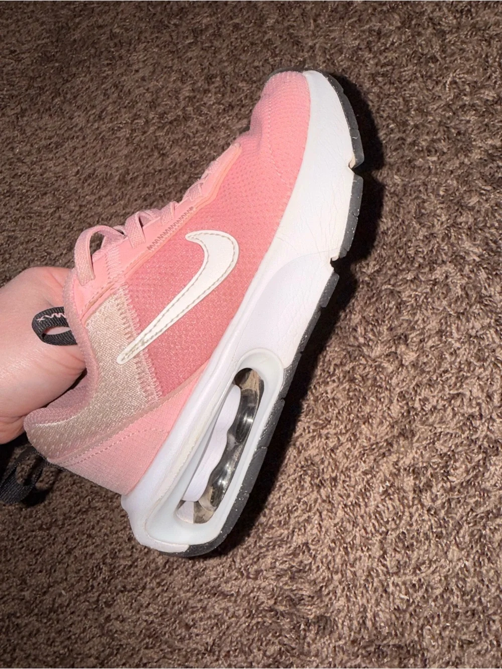 Nike Dusty Pink Knit Slip-On Shoe